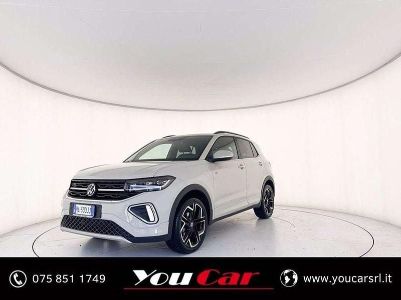 Bianco Nuova 2025 VW T-Cross R-line SUV | 25.220 € (Buon prezzo) - Immagine 1/4