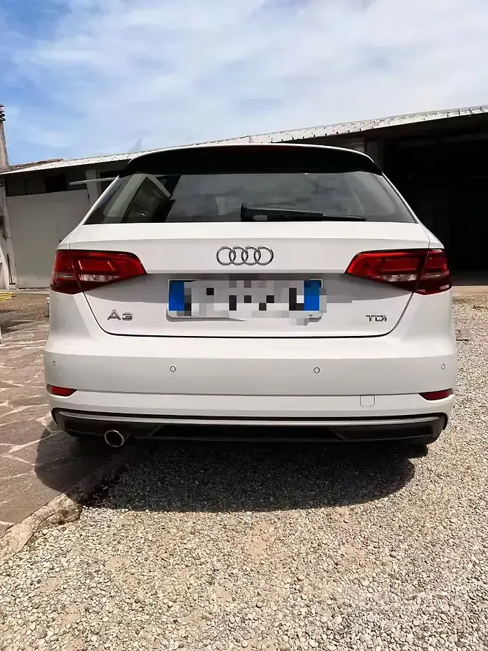 Usata Audi A3 Ambiente 116 CV (85 kW) 2017 Bianco Berlina