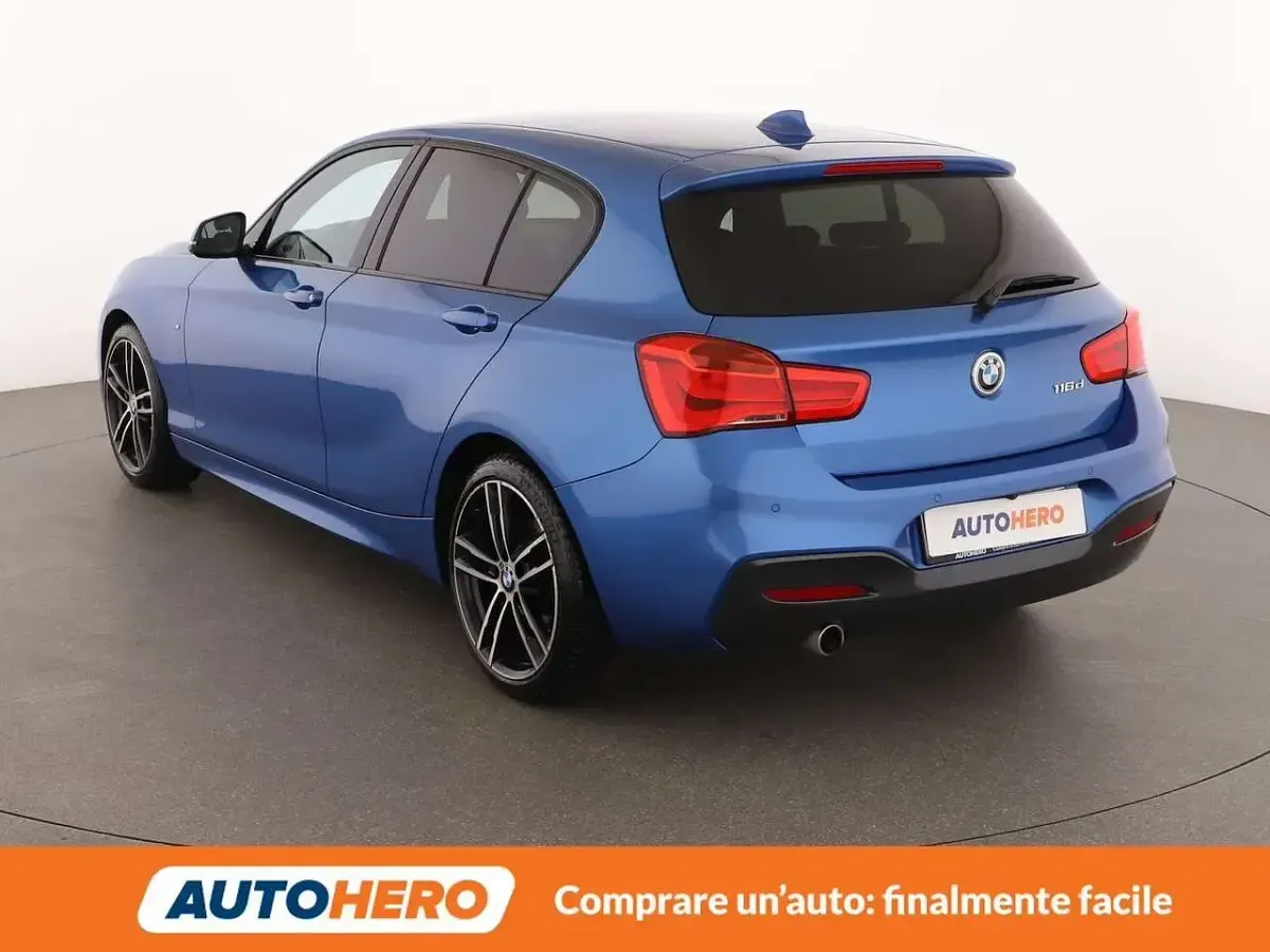 Usata BMW 116 M Sport 116 CV (85 kW) 2018 Blu/azzurro Utilitaria