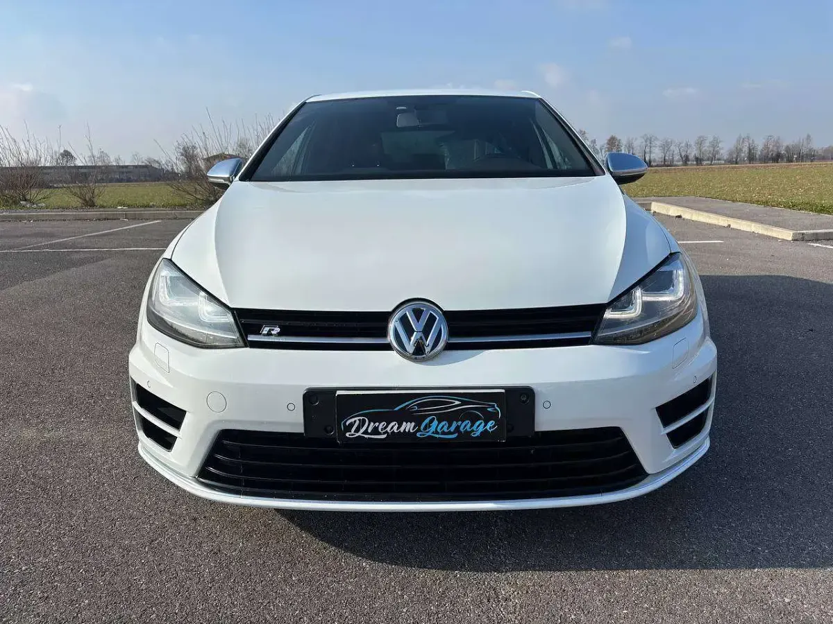 Usata VW Golf VII R 300 CV (220 kW) 2014 Bianco Berlina