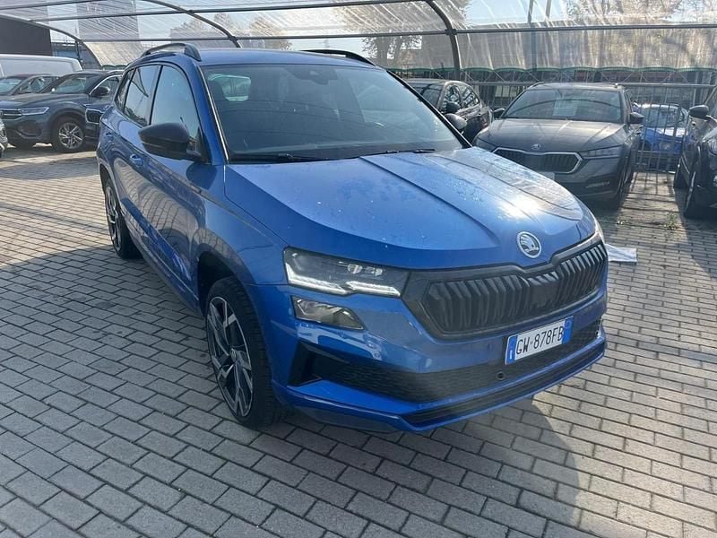 Usata Skoda Karoq SportLine 150 CV (110 kW) 2024 Blu SUV