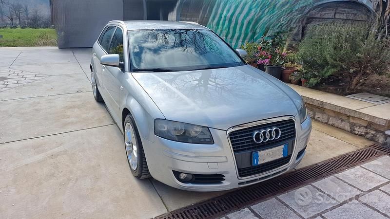 Usata Audi A3 Ambition 105 CV (77 kW) 2006 Grigio Utilitaria