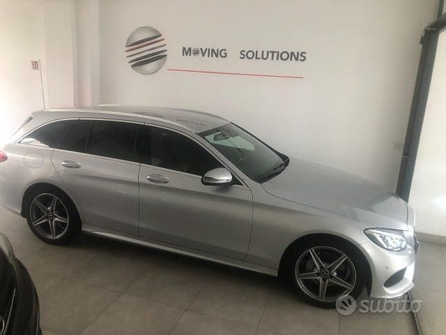 Usata Mercedes C220 Premium 170 CV (125 kW) 2019 Argento Station wagon