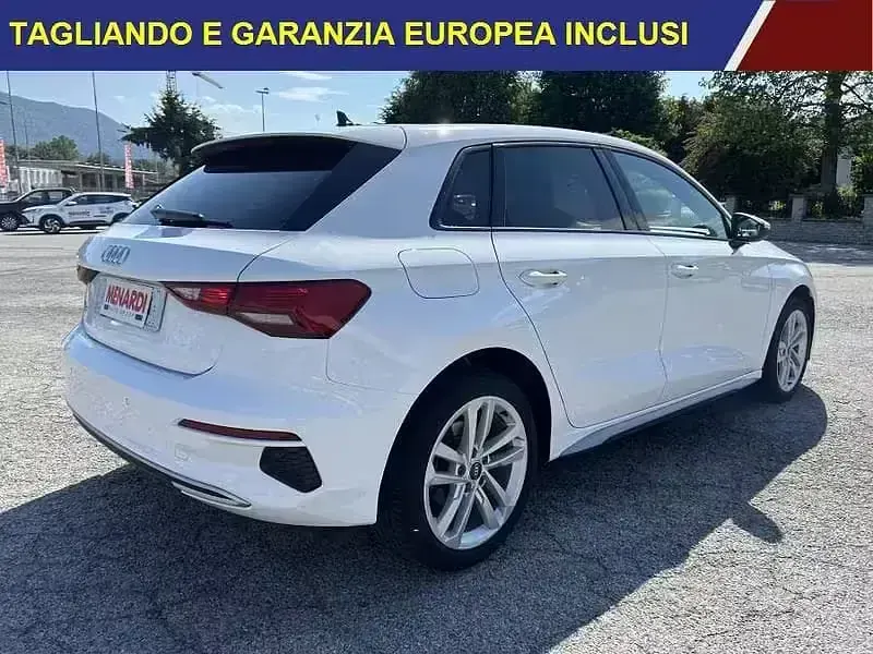 Usata Audi A3 Advanced 150 CV (110 kW) 2023 Bianco Berlina