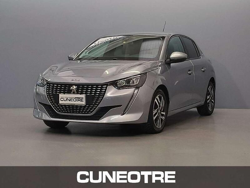 Usata Peugeot 208 Allure 101 CV (74 kW) 2021 Grigio Utilitaria