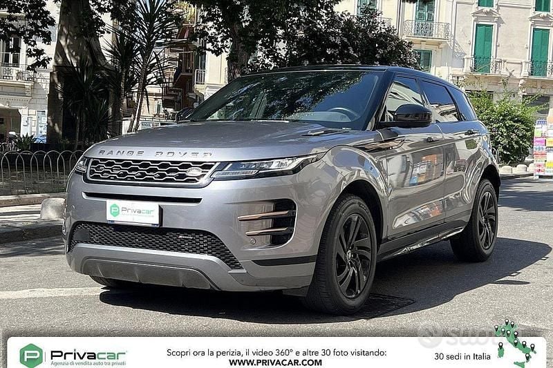 Grigio Usata 2022 Land Rover Range Rover evoque SE SUV | 27.500 € (Super prezzo) - Immagine 1/4