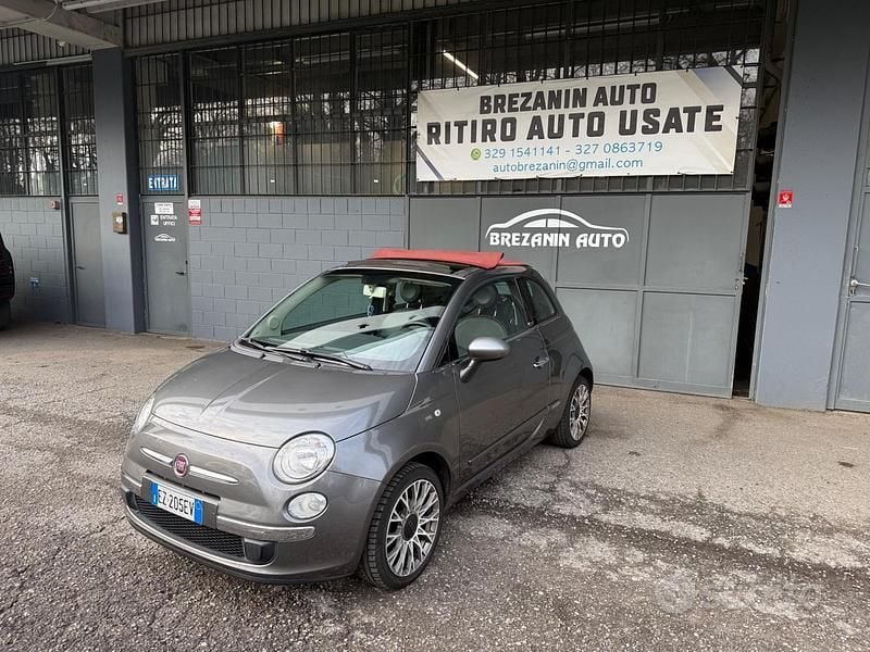 Usata Fiat 500C Lounge 69 CV (50 kW) 2015 Grigio Cabrio