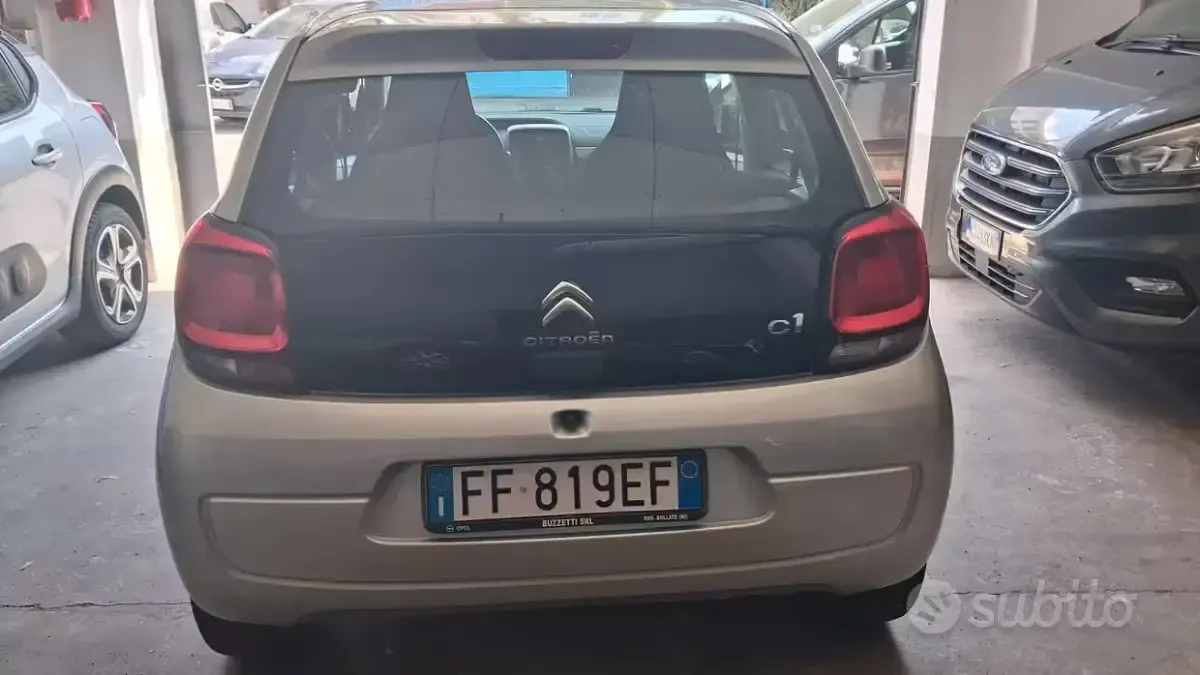 Usata Citroën C1 Shine 69 CV (50 kW) 2016 Grigio Utilitaria