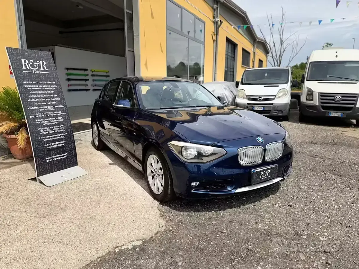 Usata BMW 120 Efficient Dynamics 177 CV (130 kW) 2013 Blu Utilitaria
