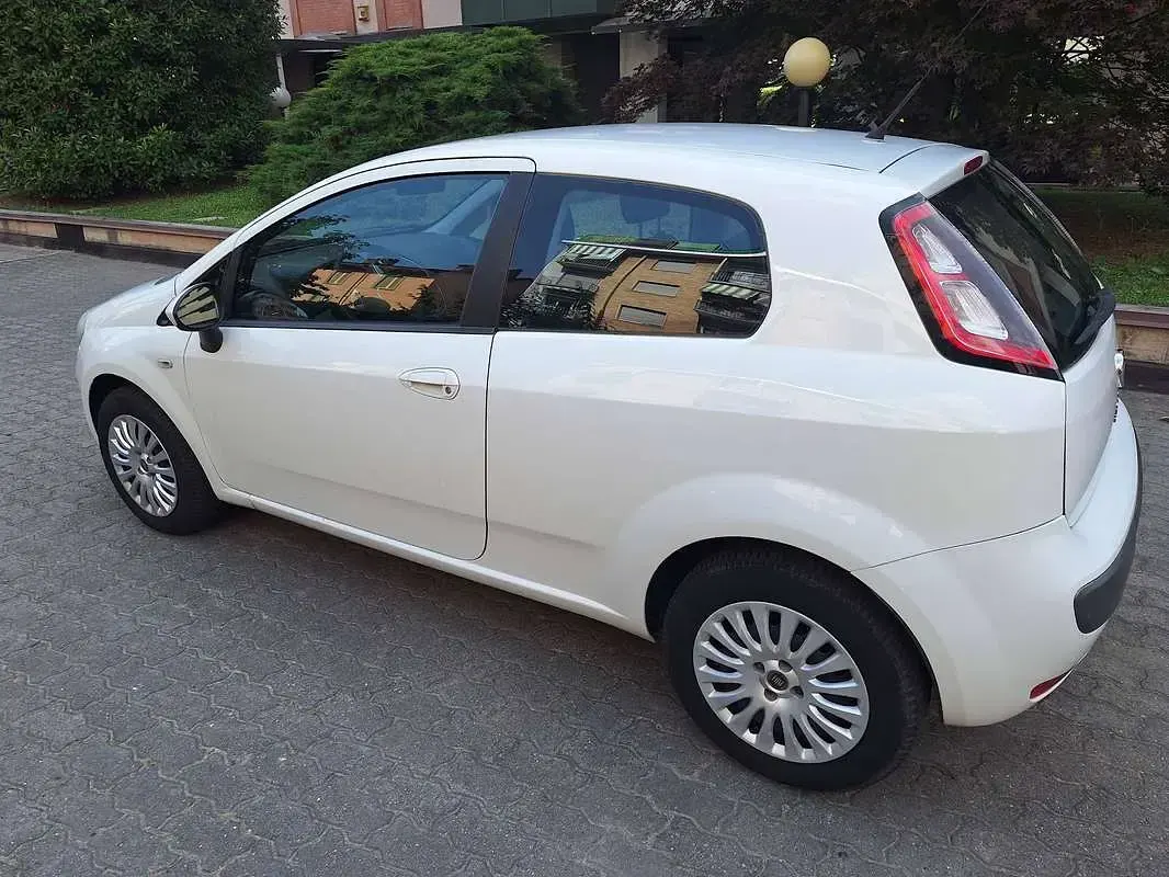 Usata Fiat Punto Evo Dynamic 77 CV (56 kW) 2010 Bianco Utilitaria