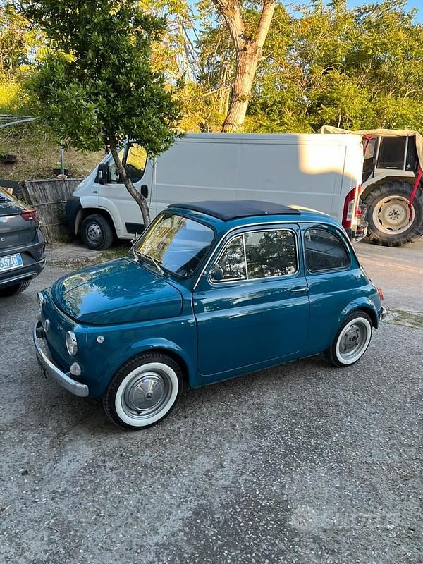 Usata Fiat 500 1970 Blu Berlina