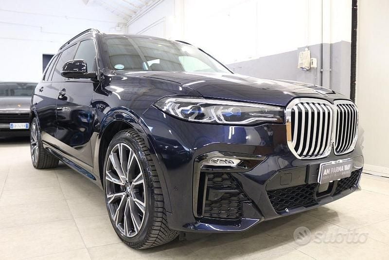 Begagnad BMW X7 Efficient Dynamics 340 HK (250 kW) 2021 Blå SUV