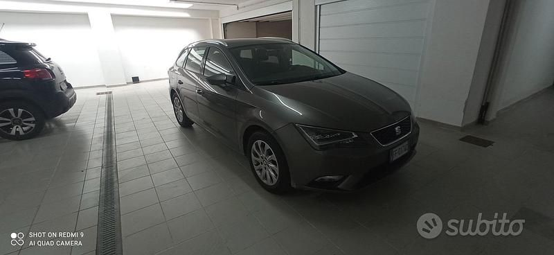 Usata Seat Leon 115 CV (84 kW) 2015 Grigio Station wagon