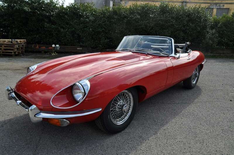 Usata Jaguar E-Type 199 CV (146 kW) 1969 Rosso Cabrio