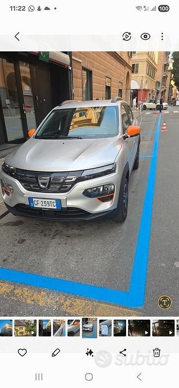 Usata Dacia Spring 33 kW (45 CV) 2021 Grigio Utilitaria
