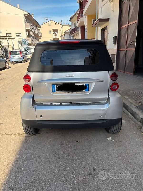 Usata Smart ForTwo Cabrio Passion 84 CV (61 kW) 2008 Grigio Cabrio
