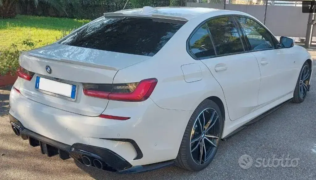 Usata BMW 320e M Sport 190 CV (139 kW) 2021 Bianco Berlina