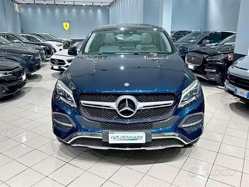 Usata Mercedes GLE350 Exclusive 258 CV (189 kW) 2016 Blu Coupé