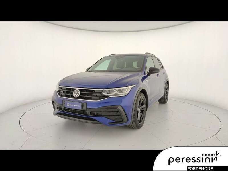 Usata VW Tiguan R-line 150 CV (110 kW) 2021 Bleu SUV