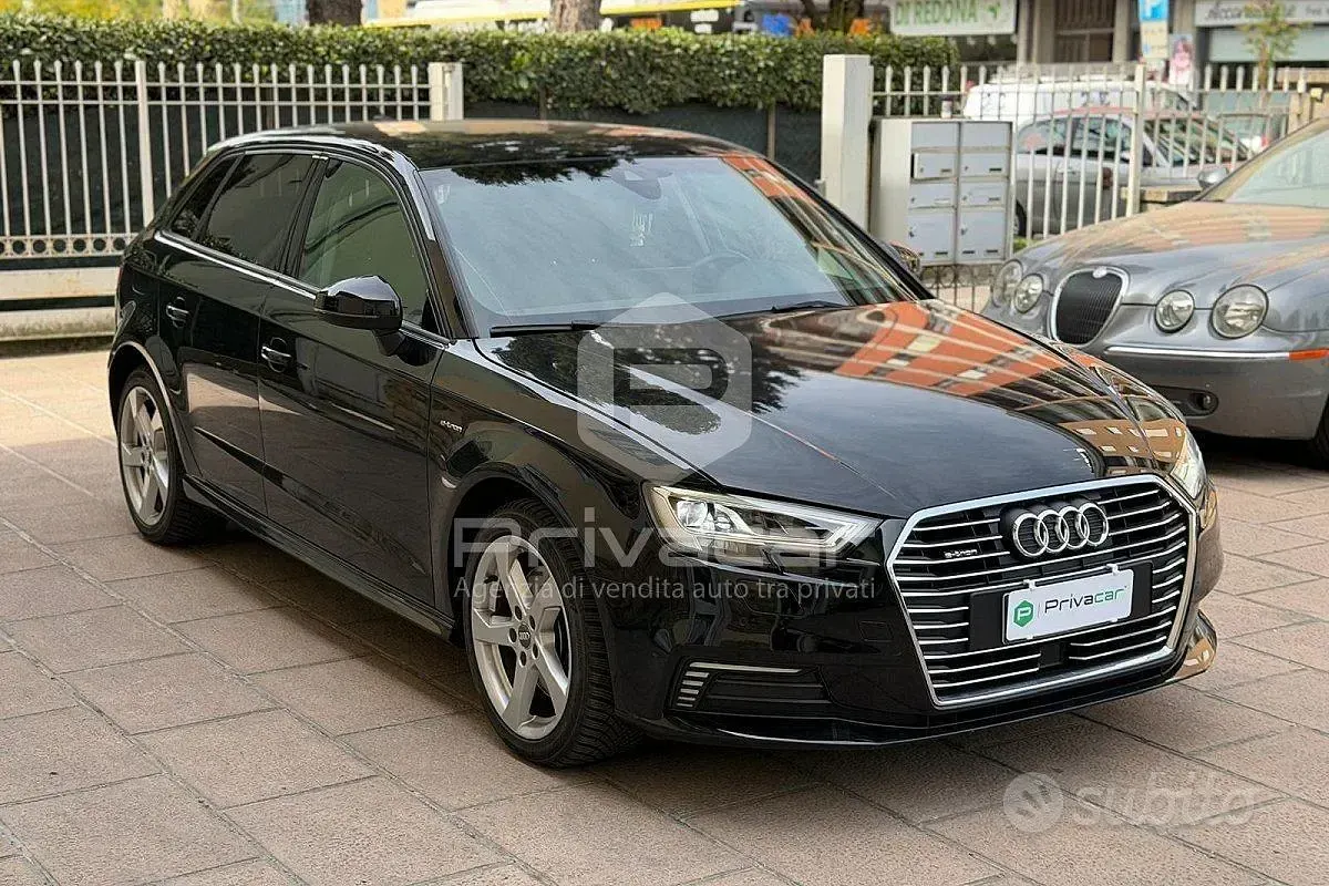Usata Audi A3 Sportback Sport 150 CV (110 kW) 2017 Nero Utilitaria