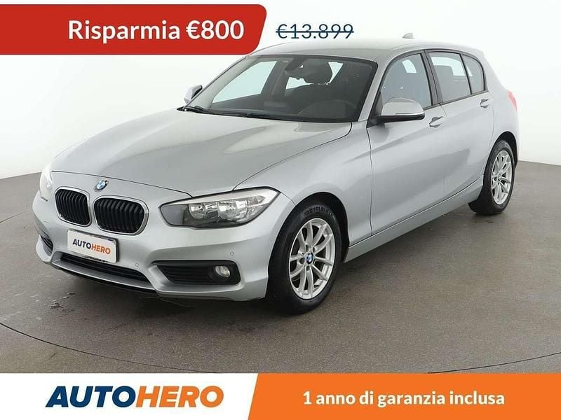 Grigio Usata 2016 BMW 114 Advantage Due volumi | 13.399 € (Buon prezzo) - Immagine 1/3