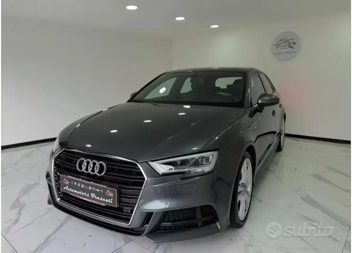 Usata Audi A3 S-Line 150 CV (110 kW) 2015 Grigio Berlina