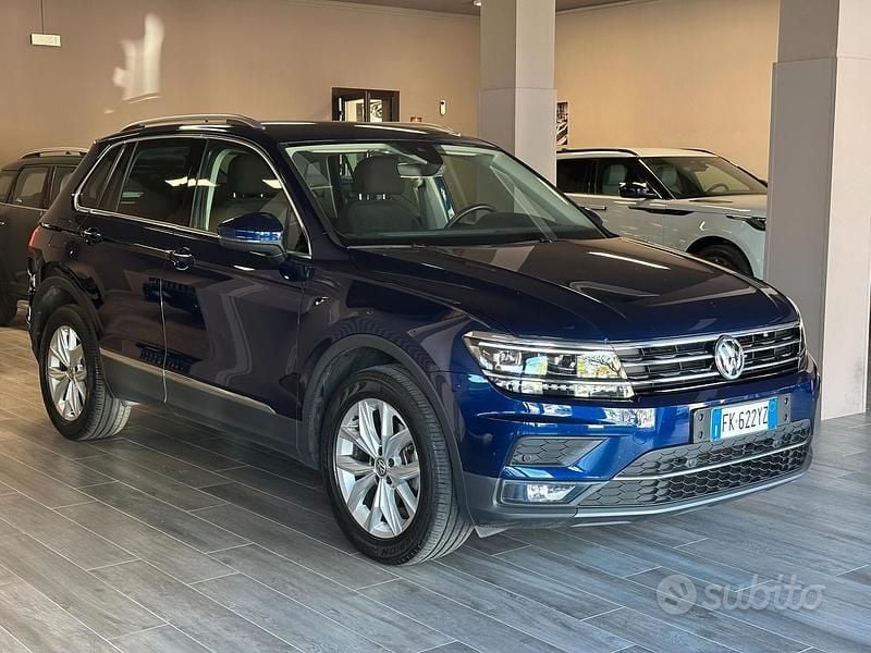 Usata VW Tiguan Style 150 CV (110 kW) 2017 Blu SUV