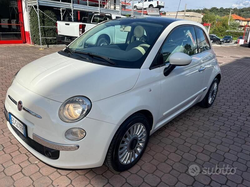 Usata Fiat 500 95 CV (69 kW) 2011 Bianco Utilitaria