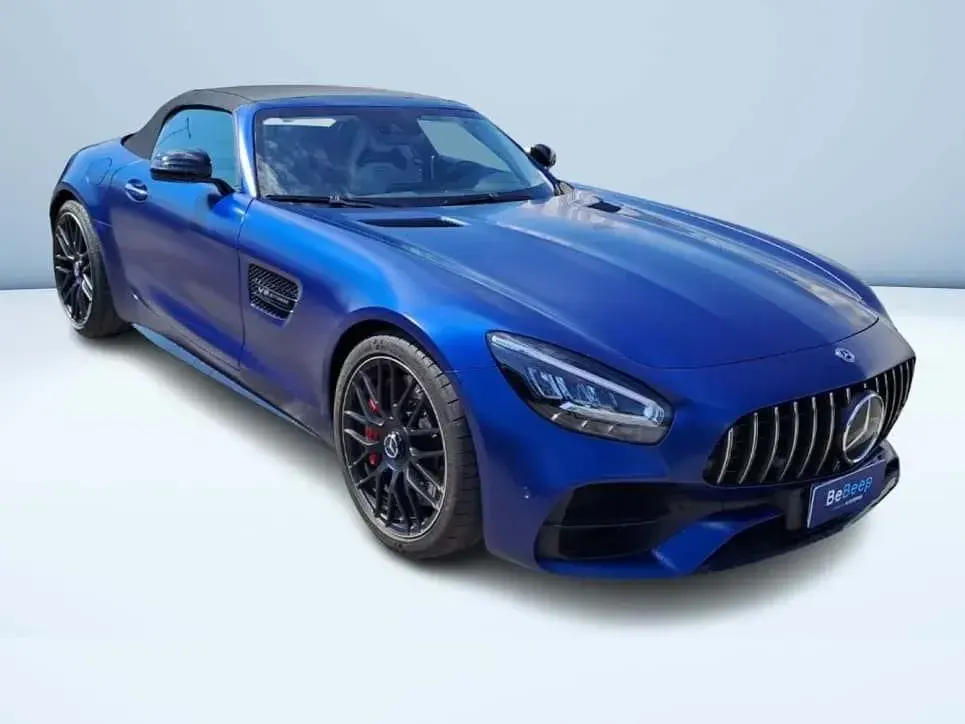 Usata Mercedes AMG GT AMG 557 CV (409 kW) 2020 Blu Cabrio