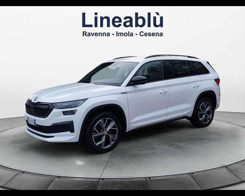 Usata Skoda Kodiaq SportLine 150 CV (110 kW) 2022 Bianco SUV