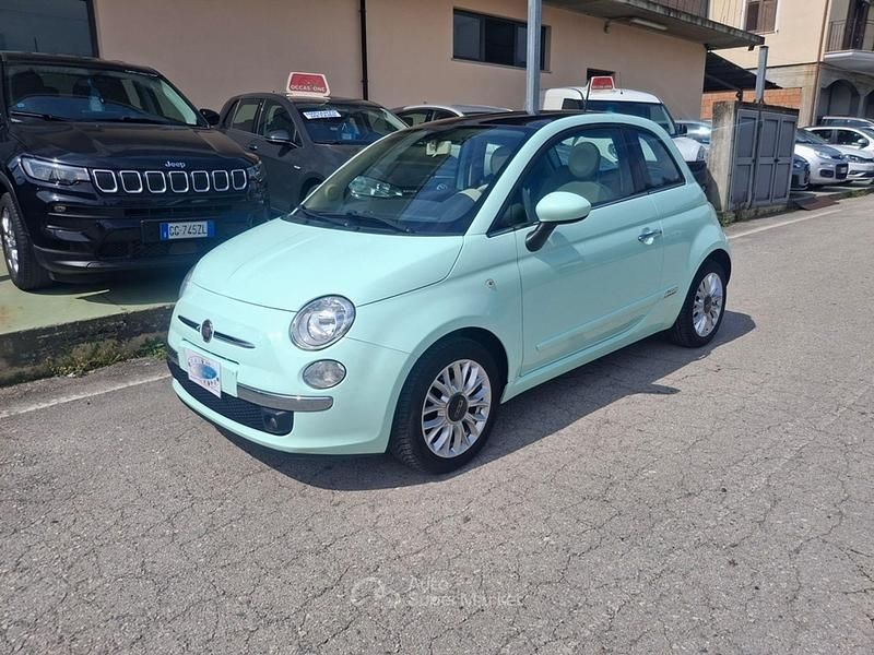 Usata Fiat 500 Lounge 69 CV (50 kW) 2015 Verde Berlina