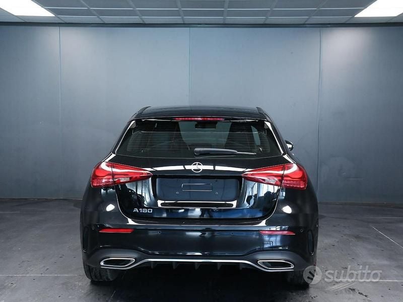 Usata Mercedes A180 AMG line 136 CV (100 kW) 2025 Nero Berlina