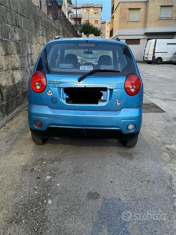Usata Chevrolet Matiz 2007 Blu Utilitaria