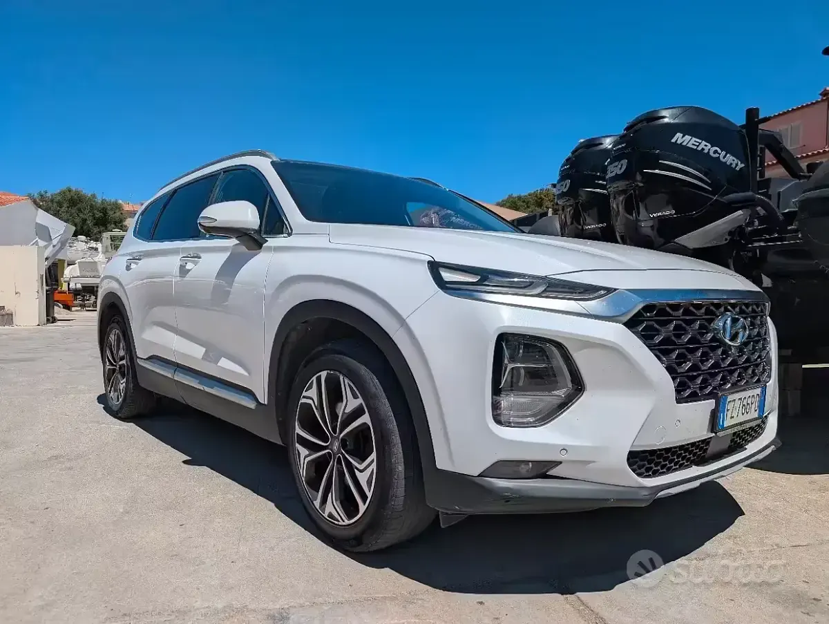 Usata Hyundai Santa Fe 200 CV (147 kW) 2020 Bianco SUV