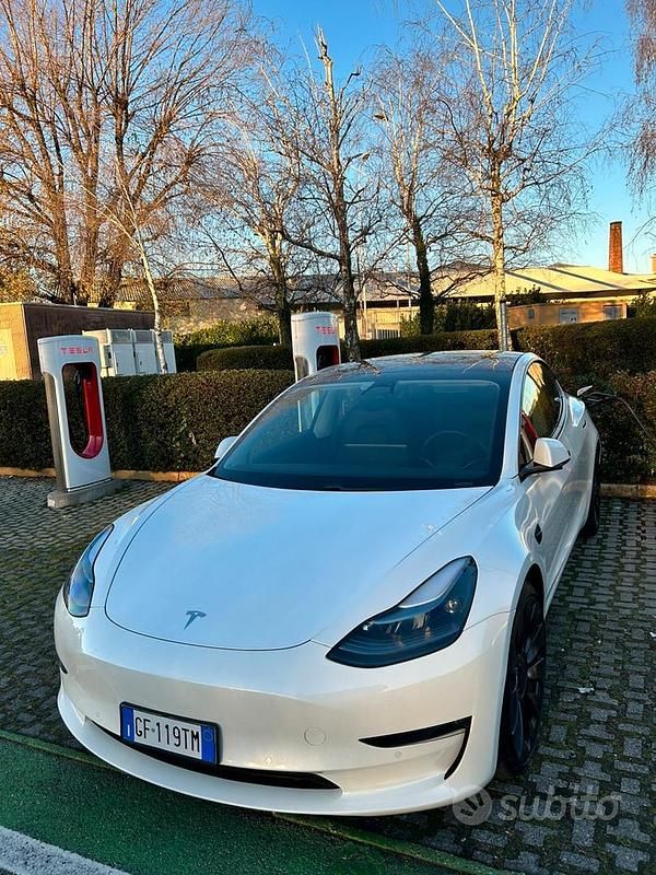 Occasion Tesla Model 3 Performance 461 kW (627 ch) 2021 Blanc Berline
