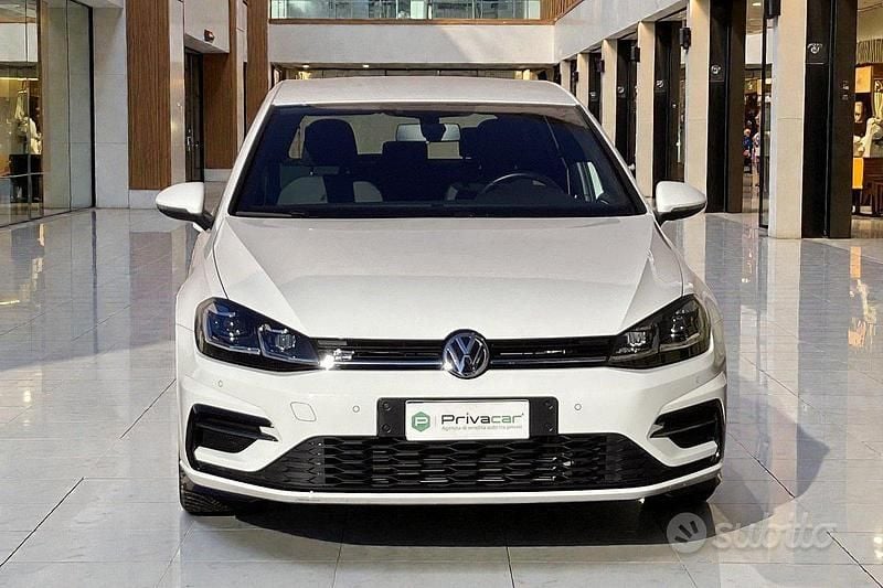 Usata VW Golf VII Sport 150 CV (110 kW) 2019 Bianco Berlina