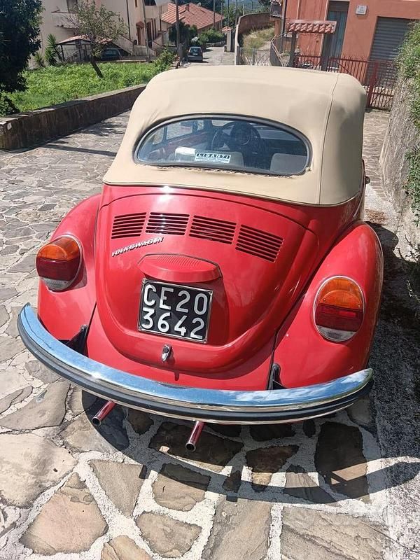 Usata VW Beetle Cabriolet 1970 Rosso Cabrio