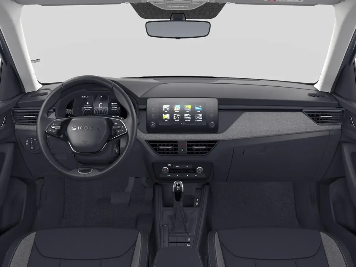 Usata Skoda Kamiq 150 CV (110 kW) 2025 Grigio graphite metallizzato nero tulipano perlato SUV