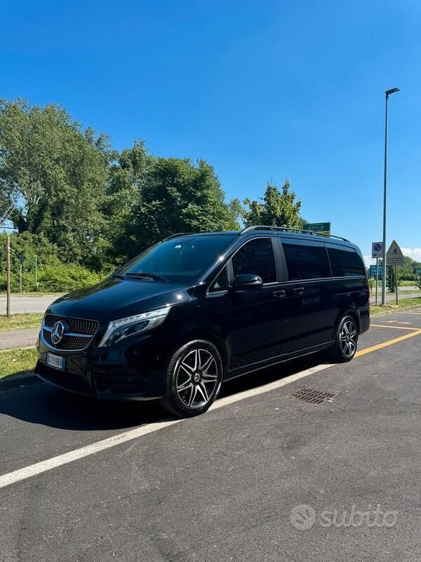Usata Mercedes V250 Premium 190 CV (139 kW) 2021 Nero Monovolume