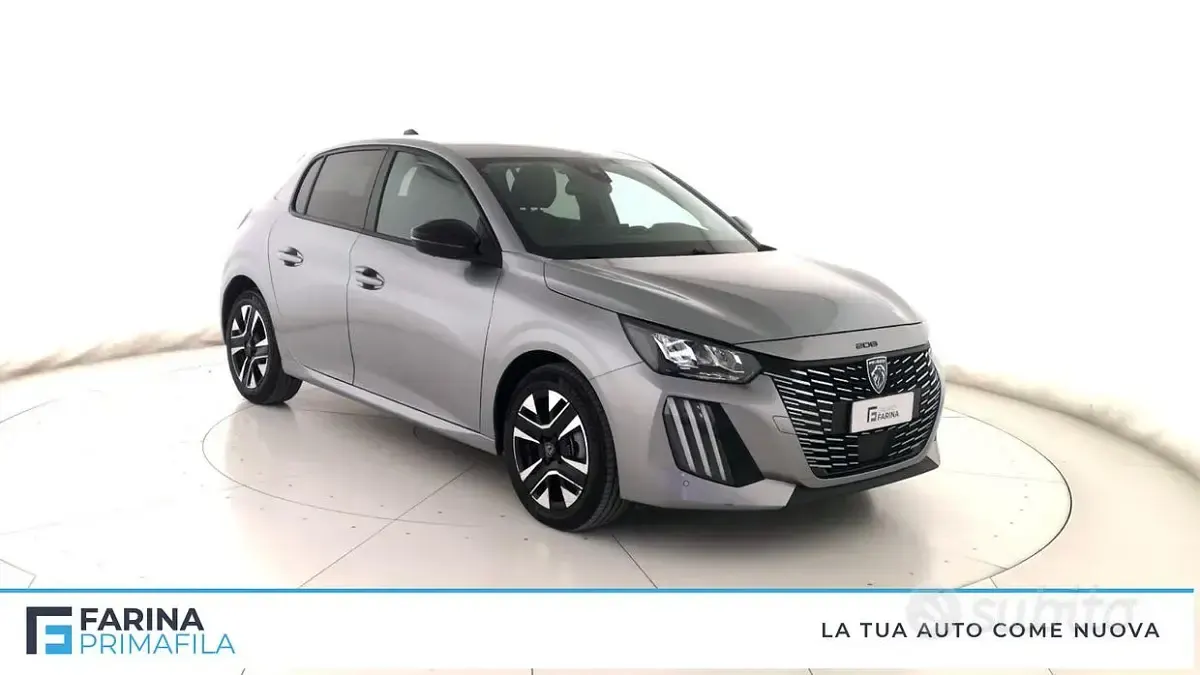 Usata Peugeot 208 Allure 101 CV (74 kW) 2025 Grigio artense Utilitaria