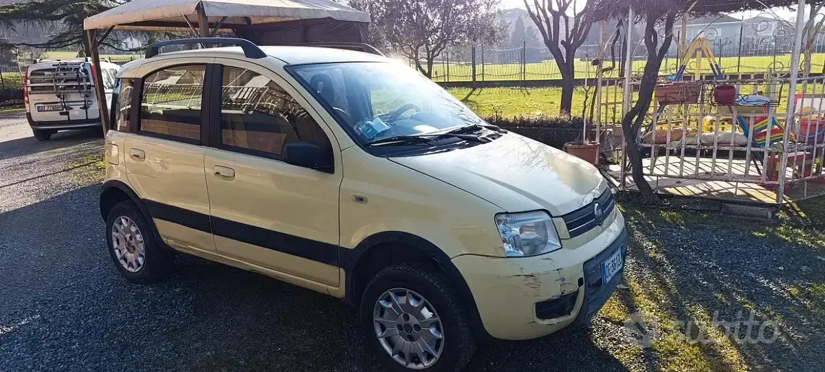 Usata Fiat Panda 4x4 60 CV (44 kW) 2006 Giallo Utilitaria