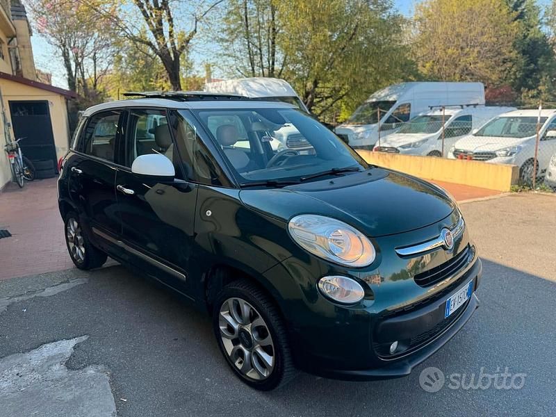 Usata Fiat 500L Lounge 80 CV (58 kW) 2014 Verde Monovolume