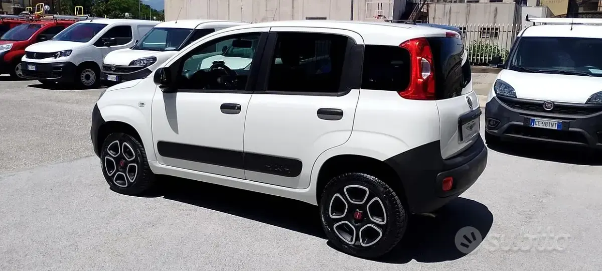 Usata Fiat Panda 4x4 Pop 85 CV (62 kW) 2021 Bianco Utilitaria