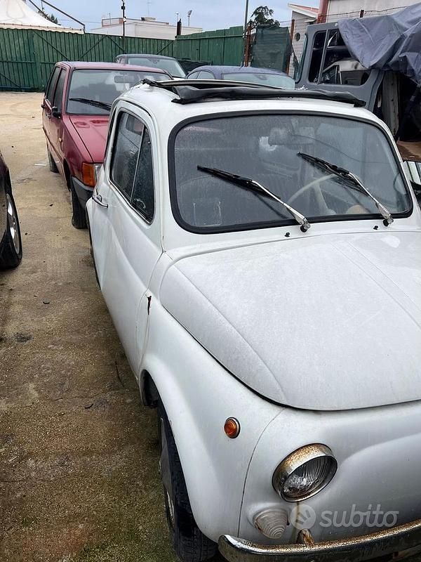 Usata Fiat 500 1970 Bianco Utilitaria