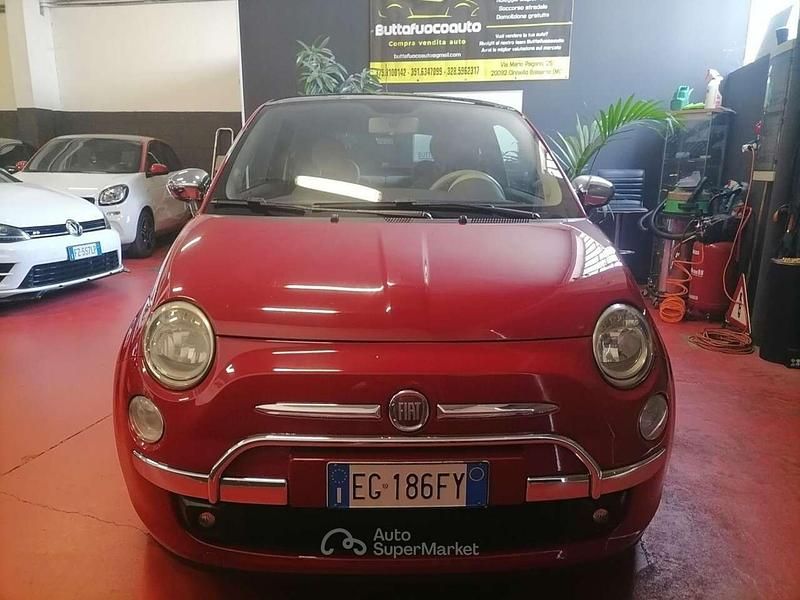 Usata Fiat 500 Anniversary 86 CV (63 kW) 2011 Rosso Berlina
