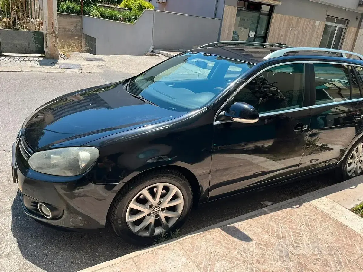 Usata VW Golf VI 105 CV (77 kW) 2011 Nero Station wagon