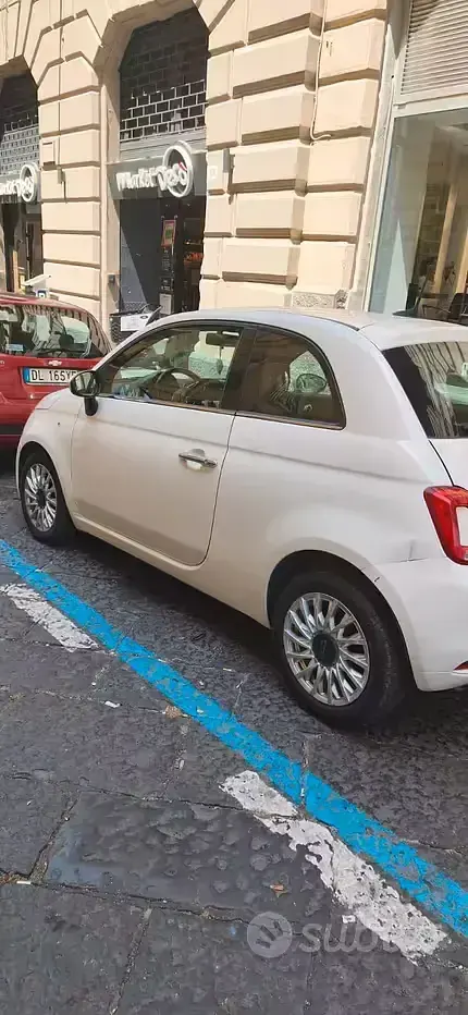 Usata Fiat 500 69 CV (50 kW) 2019 Bianco Utilitaria