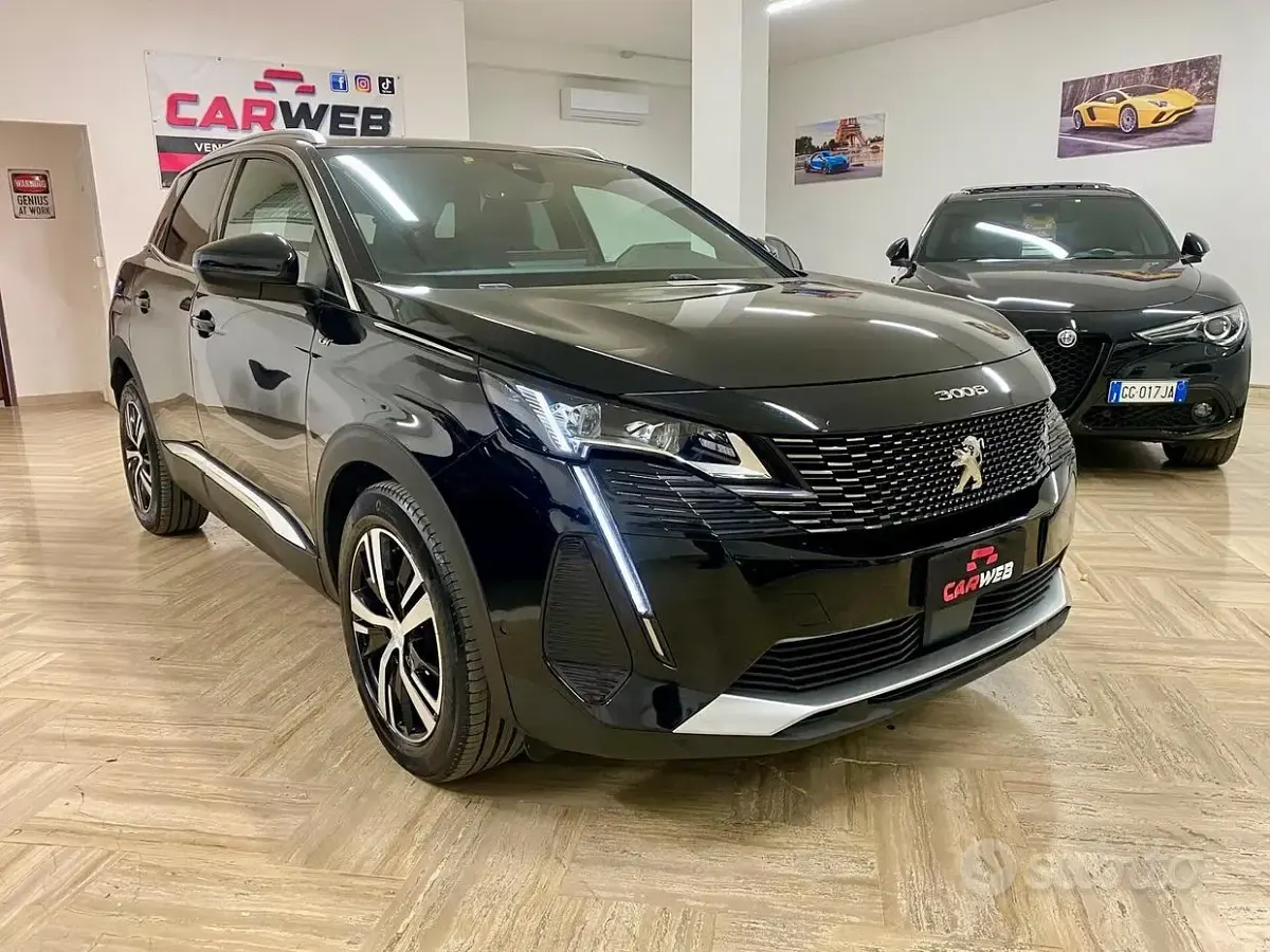 Usata Peugeot 3008 GT 131 CV (96 kW) 2022 Nero SUV