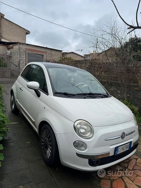 Usata Fiat 500 85 CV (62 kW) 2012 Bianco Berlina