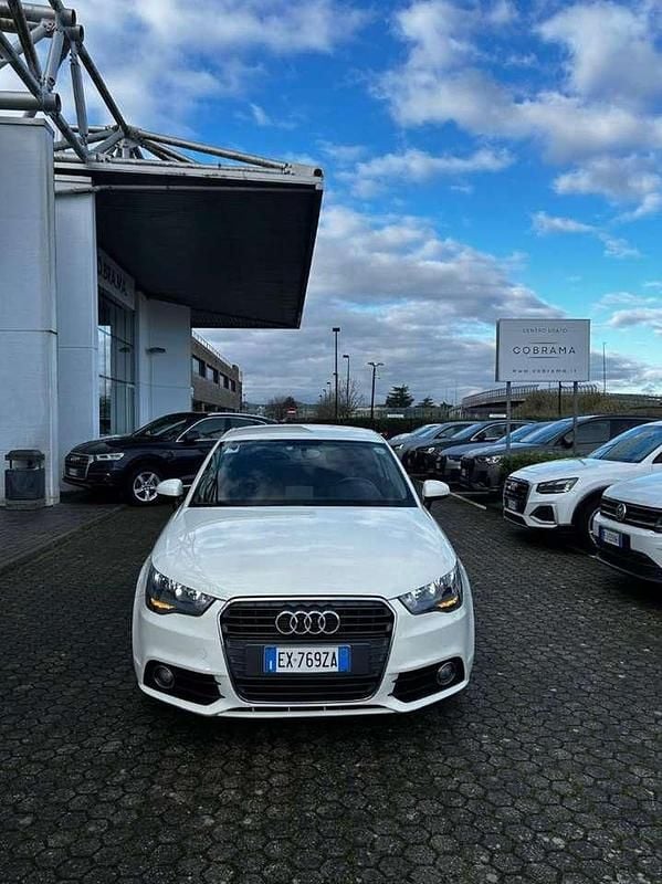 Usata Audi A1 90 CV (66 kW) 2014 Bianco Utilitaria